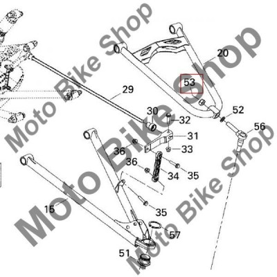 MBS Piulita M12 pivot superior Ski-Doo Summit X 800R, 2008, Cod Produs: 250100089SK foto
