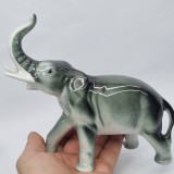 Elefant - bibelou portelan romanesc vintage