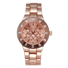 Ceas de dama Geneva Cantona rose gold foto