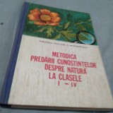 Cumpara ieftin METODICA PREDARII CUNOSTINTELOR DESPRE NATURA LA CLASELE I-IV-ELISABETA BURTEA