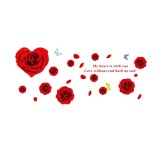 Cumpara ieftin Sticker decorativ, Trandafiri, 160 cm, 1449ST, natura si peisaje, Oem