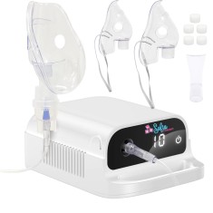 Aparat Aerosoli Profesional Sofia CONCEPT&reg;, Kit complet, Inhalator cu Compresor, Tehnologie Silentioasa, White