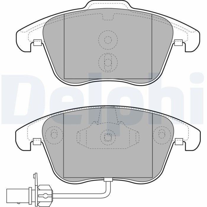 DELPHI LP2107 set placute frana,frana disc