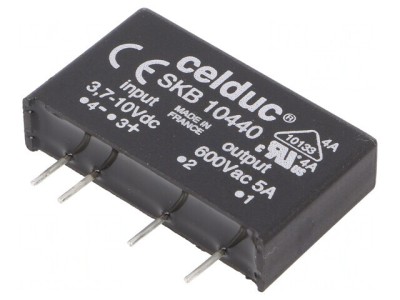 Releu Semiconductor SPST-NO 3-10VDC 5A 24-600VAC foto