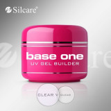 Gel uv Base One Clear Transparent 30g, Silcare