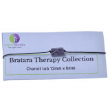 Bratara therapy collection charoit tub 12mm x 6mm, Stonemania Bijou