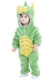 CLD142-129 Pijama kigurumi pentru bebelusi tip salopeta din material moale si pufos