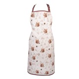 Cumpara ieftin Sort bucatarie Veverite bumbac bej maro 70x85 cm