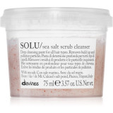 Davines Essential Haircare SOLU Sea Salt Scrub Cleanser exfoliant de curățare pentru toate tipurile de păr 75 ml