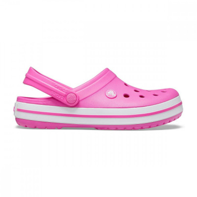 Saboti Crocs Crocband Roz - Electric Pink/White foto