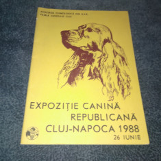 EXPOZITIA CANINA REPUBLICANA CLUJ NAPOCA 1988