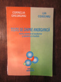Teste de chimie anorganică - Cornelia Gheorghiu, Lia Cojocaru
