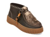 Ghete CLARKS maro, TORHILL MOSS, din piele naturala