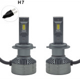 Set 2 becuri auto V80 H7, 100W per bec, 12000 lumeni, 6000K