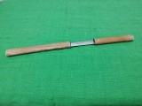 COUPE PAPIER , cutit pentru deschis CORESPONDENTA , SCRISORI , teaca LEMN (2)