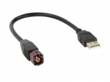 Adaptor USB AUX OEM Mercedes Sprinter W906 Vito W447, Conexiune USB-A la OEM USB, ACV