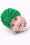 Caciulita verde tip turban (Marime Disponibila: 6-9 luni (Marimea 19
