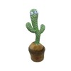 Cactus Dansator Muzical cu Melodii, Lumini si Inregistrare Voce, Jucarie Interactiva Amuzanta, Multicolor, 30cm