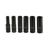 Set adaptoare de impact, 1/2", 10-21mm, 6 piese, Geko G10500