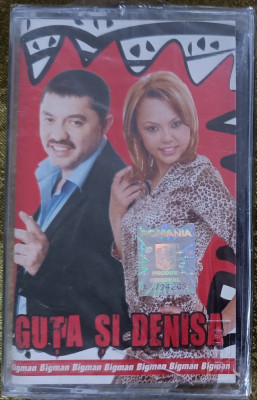 Nicolae Guță și Denisa , casetă cu muzică , manele , sigilat foto