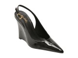 Pantofi eleganti ALDO negri, STESSY WEDGE 001, din piele ecologica lacuita