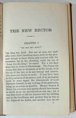 THE WORKS of STANLEY J. WEYMAN , VOL.II : THE NEW RECTOR , 1922 , LEGATURA ORIGINALA EDITORIALA foto