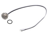 Comutator anti-vandalism ONPOW MTA19 - SPST-NO, IP65, LED verde
