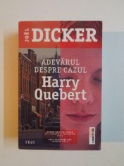 ADEVARUL DESPRE CAZUL HARRY QUEBERT , roman de JOEL DICKER , 2013 foto