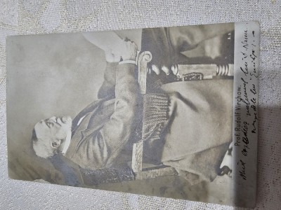 AN 1903 , IASI , carte postala trimisa de EMIL GARLEANU cu insemnare OLOGRAFA foto