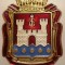I.559 INSIGNA URSS STEMA KALININGRAD КАЛИНИНГРАД RUSIA 53/44mm
