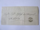 Rară! Scrisoare istorică circulată Berlad/Moldova-Tekutsch/Moldova 1864