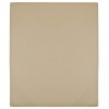 VidaXL Cearșaf de pat cu elastic, gri taupe, 180x200 cm, bumbac 136228