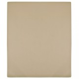 VidaXL Cearșaf de pat cu elastic, gri taupe, 90x200 cm, bumbac