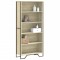Gossi biblioteca, stejar sonoma, 80x31x169 cm, lemn prelucrat