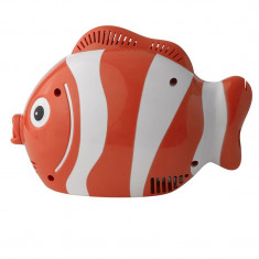 Aparat aerosoli cu compresor RedLine Healthy Fish, MMAD 2.44 ?m, forma jucausa apreciata de copii foto