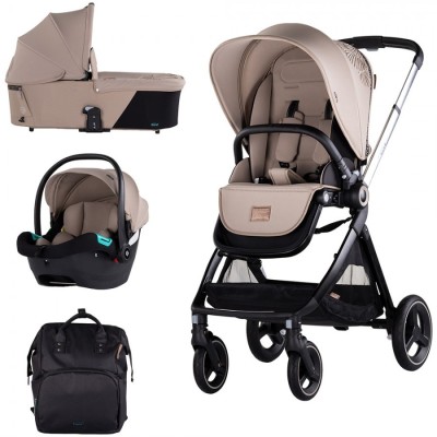 Carucior Chipolino Elite 3 in 1 tiramisu foto