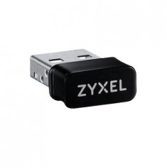Placa de retea wireless ZyXEL NWD6602 802.11a.c AC1200 Dual band Port Nano USB Negru foto