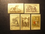 Serie Cehoslovacia 1969 - Cai - in Arta si Istorie, 5 valori