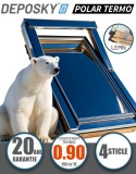 Cumpara ieftin Fereastra mansarda DEPOSKY POLAR TERMO 4 sticle, maner jos