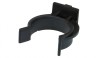Cleme Prindere Plinta Mobila Amig Mod.10, 27mm, Plastic Negru, Montaj Rapid - Set 4 Buc.