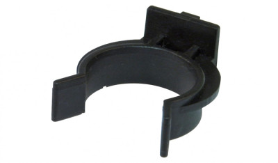 Amig Clema pentru Picior Mobila, Mod. 10, 27 mm, pentru plinta, negru - RESIGILAT foto