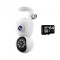 Camera de Supraveghere cu MicroSD 64 GB WiFi, Dubla, Model JT-8292, 1080p Full HD, Baby Monitor, cu Senzor de Miscare