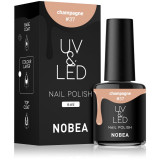 NOBEA UV &amp; LED Nail Polish unghii cu gel folosind UV / lampă cu LED glossy culoare Sparkling Wine #37 6 ml