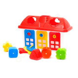 Joc sortare - Casuta colorata cu chei PlayLearn Toys, DOLU