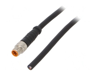 Cablu de Conectare M8 4 PIN 2m 50VAC 4A foto