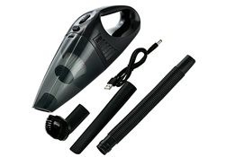 Aspirator de m&acirc;nă, fără fir, negru