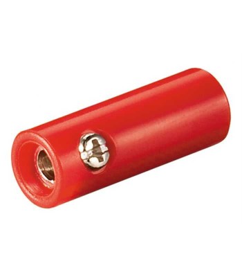 Mufa banana mama 4mm din plastic rosu Goobay foto