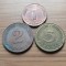 Moneda Germania 1,2,5 Pfennig 1990