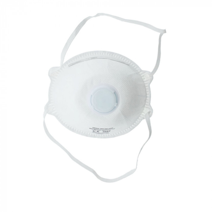 Masca de protectie FFP2 , Omega model JY-5232A , cu un filtru si 2 benzi de fixare, alba