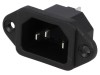 Conector Alimentare AC Tată 10A 250V IEC 60320